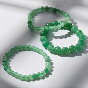 Free People / UO Agate Bracelets - light green